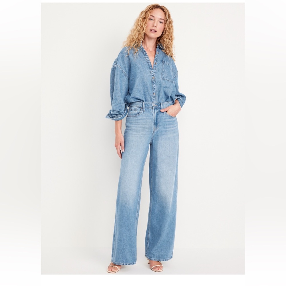 Old Navy Baggy Wide Leg Jeans